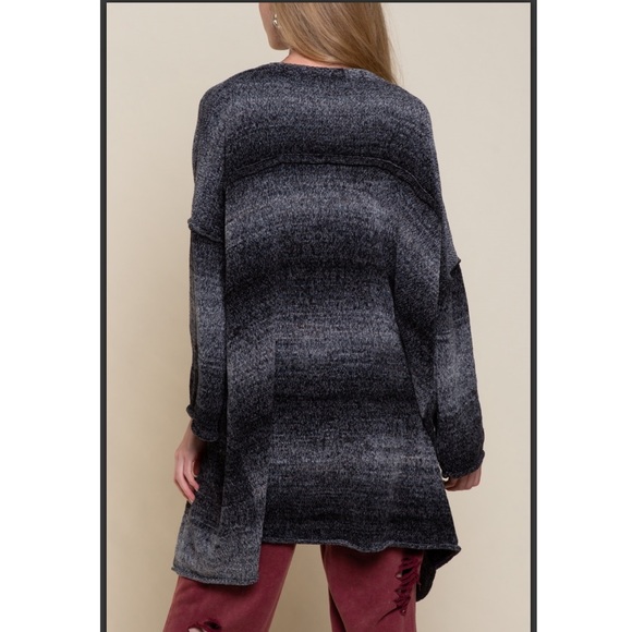 Velvet Chenille Moonlight Pocket Cardigan - Picture 2 of 10